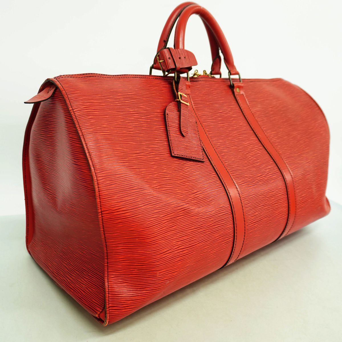 Louis Vuitton Boston Bag Epi Keepall 50 Castilian — view 2