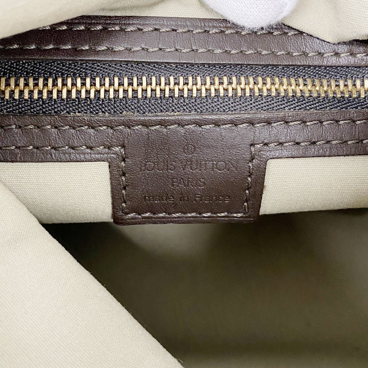 Louis Vuitton Handbag Monogram Mini Francoise Khaki 2-Way Bag — view 5