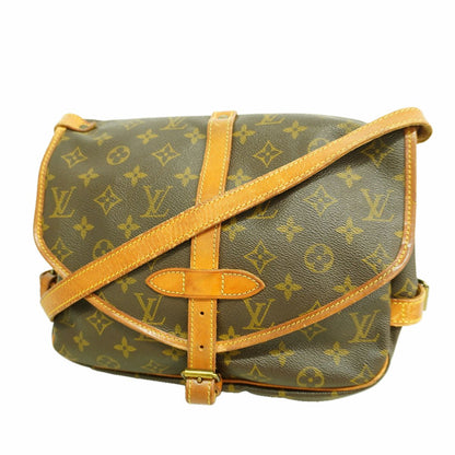 Louis Vuitton Shoulder Bag Monogram Saumur 30 Brown