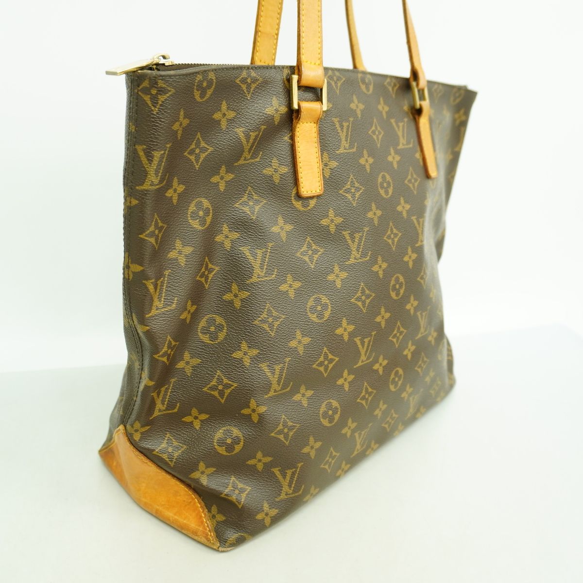 Louis Vuitton Tote Monogram Cabas Mezzo Brown — view 2