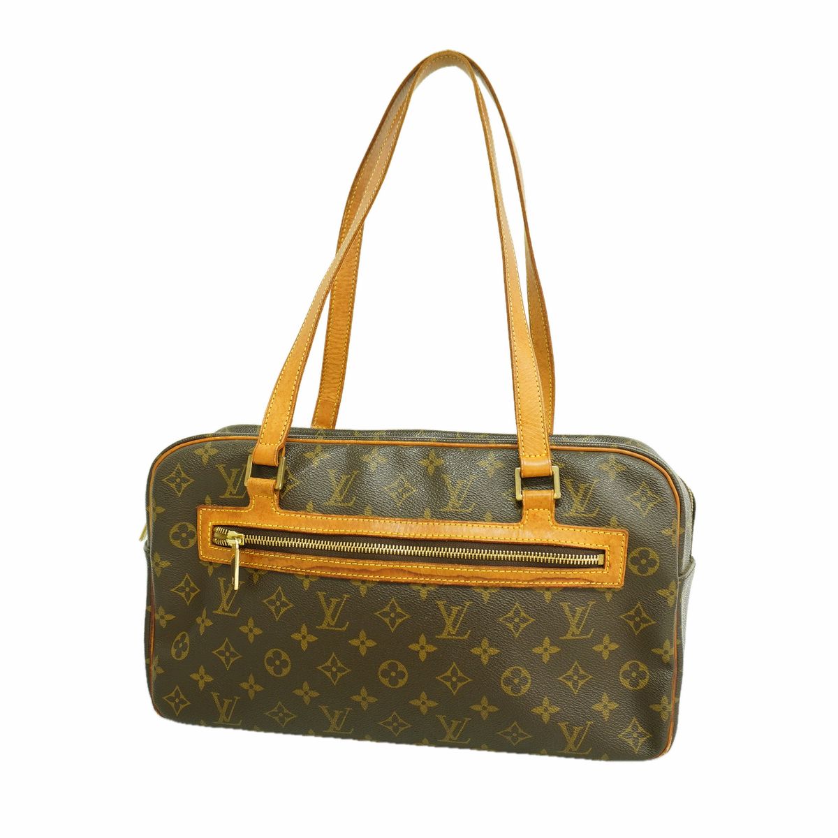 Louis Vuitton Shoulder Bag Monogram Cite GM Brown