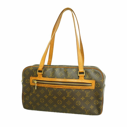 Louis Vuitton Shoulder Bag Monogram Cite GM Brown