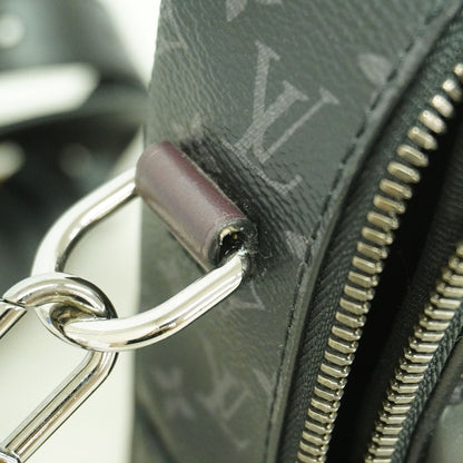 Louis Vuitton Handbag Monogram Eclipse Patchwork Messenger Multi Pocket Black — view 7