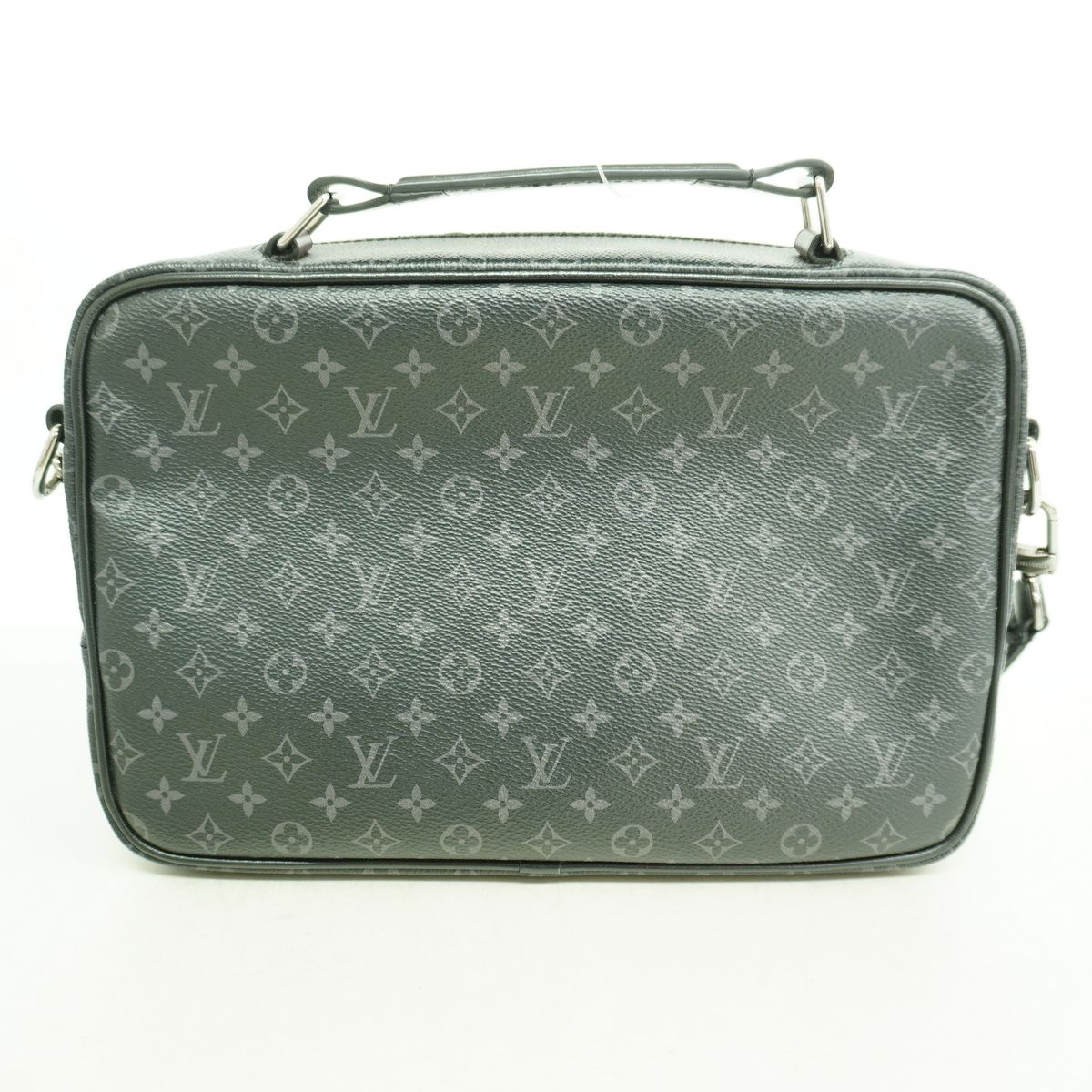 Louis Vuitton Handbag Monogram Eclipse Patchwork Messenger Multi Pocket Black — view 8