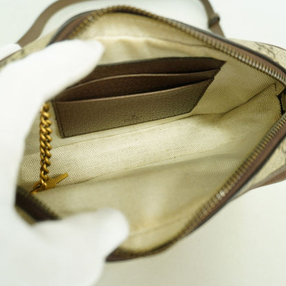 Gucci Shoulder Bag Ophidia Brown Gold — view 4
