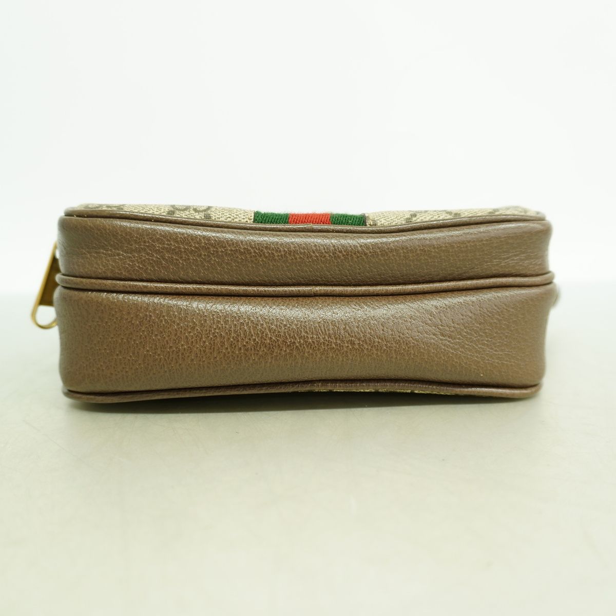 Gucci Shoulder Bag Ophidia Brown Gold — view 3