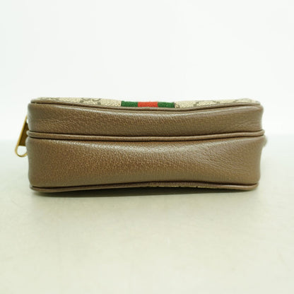Gucci Shoulder Bag Ophidia Brown Gold — view 3