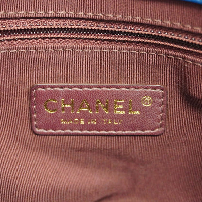 Chanel Shoulder Bag 2.55 Leather Blue Gold — view 5