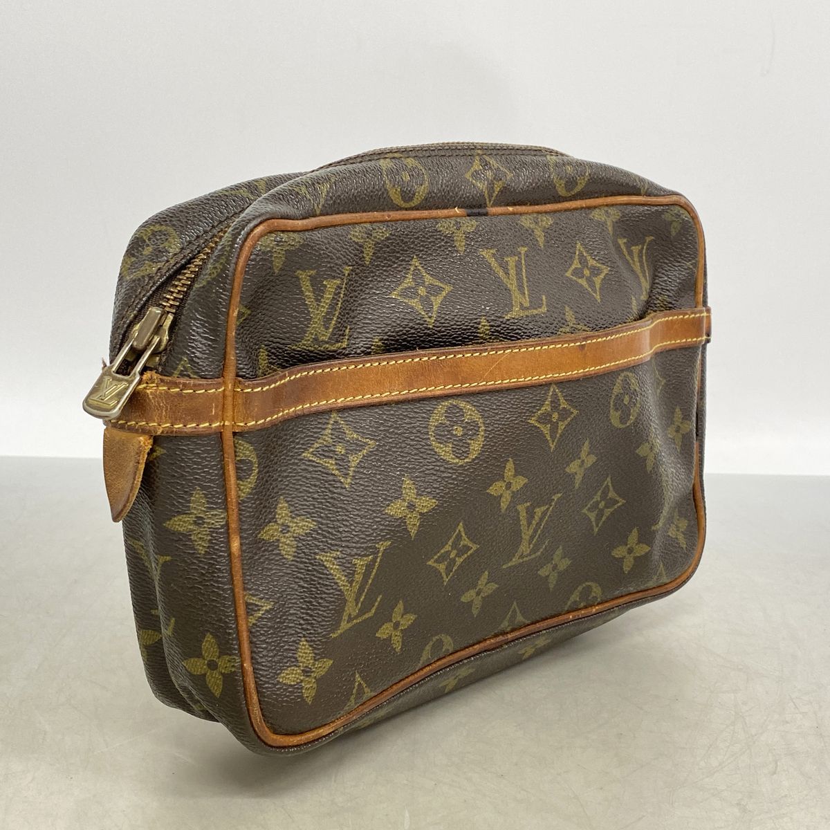 Louis Vuitton Clutch Monogram Compiegne 23 Brown — view 2
