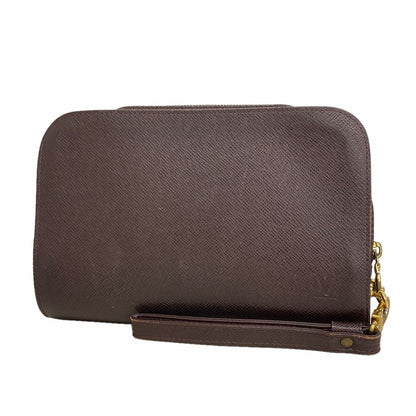 Louis Vuitton Clutch Taiga Baikal Acajou