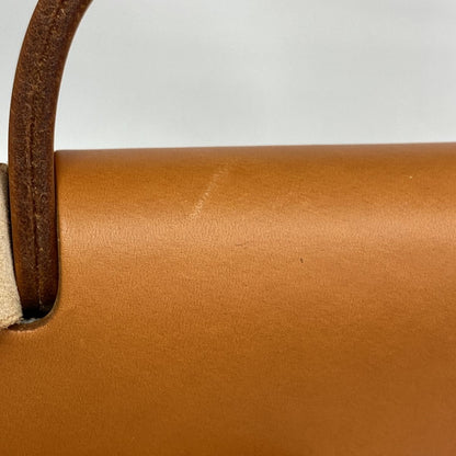 Hermes Handbag Herbag MM Toile H Natural Silver 2-Way Bag — view 8