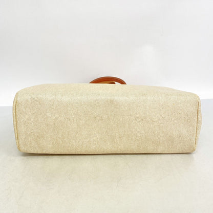 Hermes Handbag Herbag MM Toile H Natural Silver 2-Way Bag — view 3