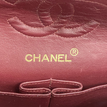 Chanel Shoulder Bag Quilted Lambskin Black Gold — view 5
