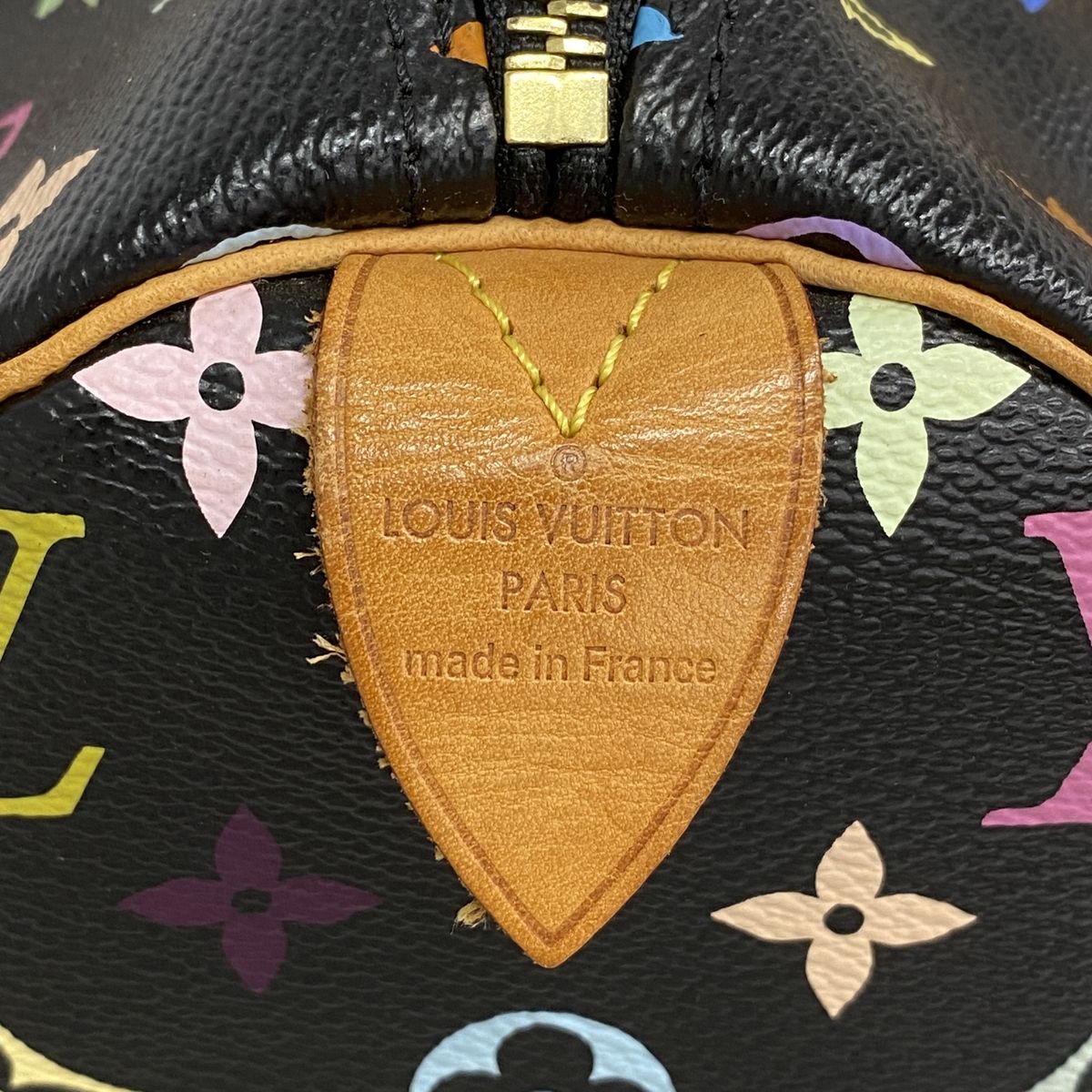 Louis Vuitton Handbag Monogram Multicolor Speedy 30 Noir — view 5