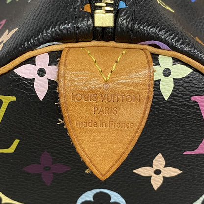 Louis Vuitton Handbag Monogram Multicolor Speedy 30 Noir — view 5