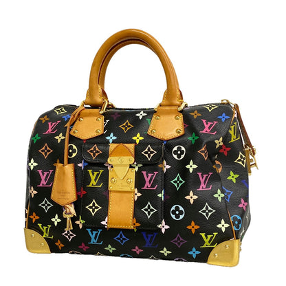 Louis Vuitton Handbag Monogram Multicolor Speedy 30 Noir