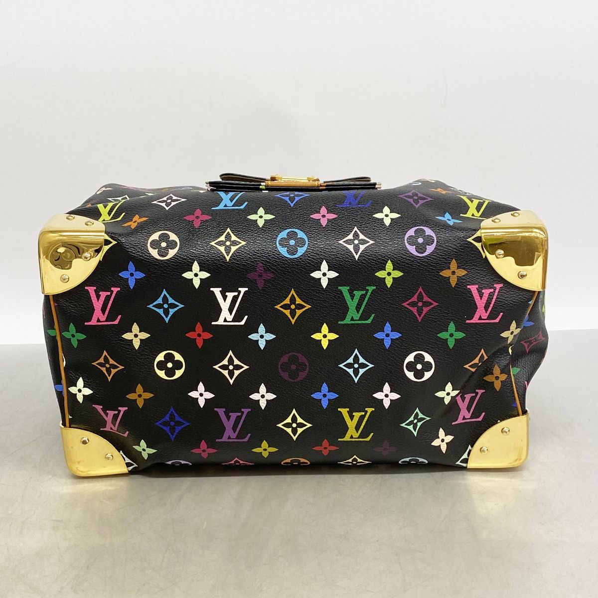 Louis Vuitton Handbag Monogram Multicolor Speedy 30 Noir — view 3