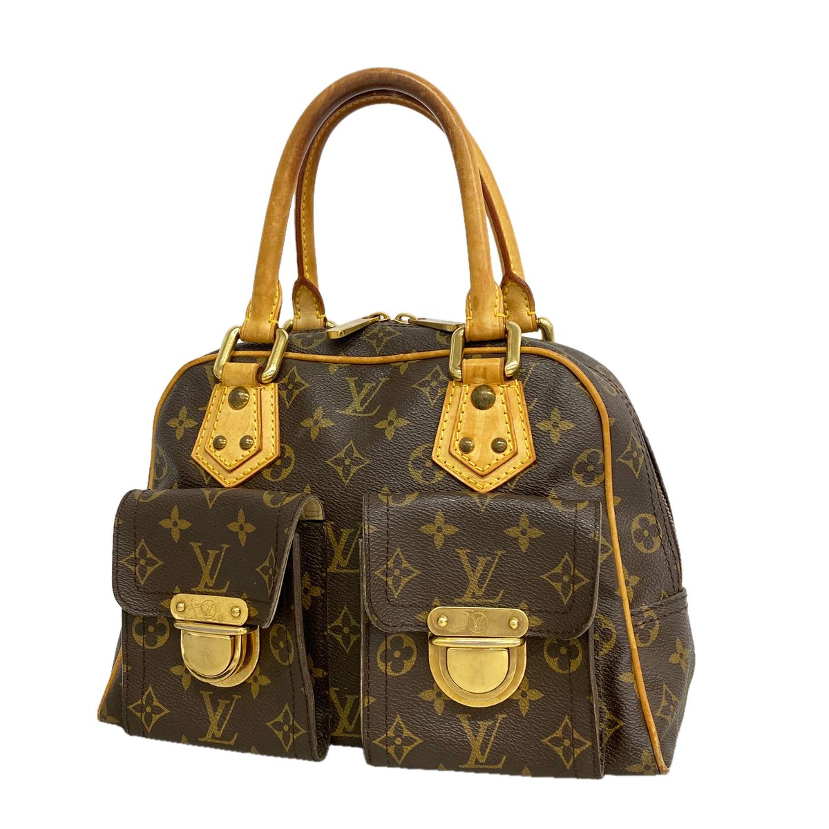 Louis Vuitton Handbag Monogram Manhattan PM Brown