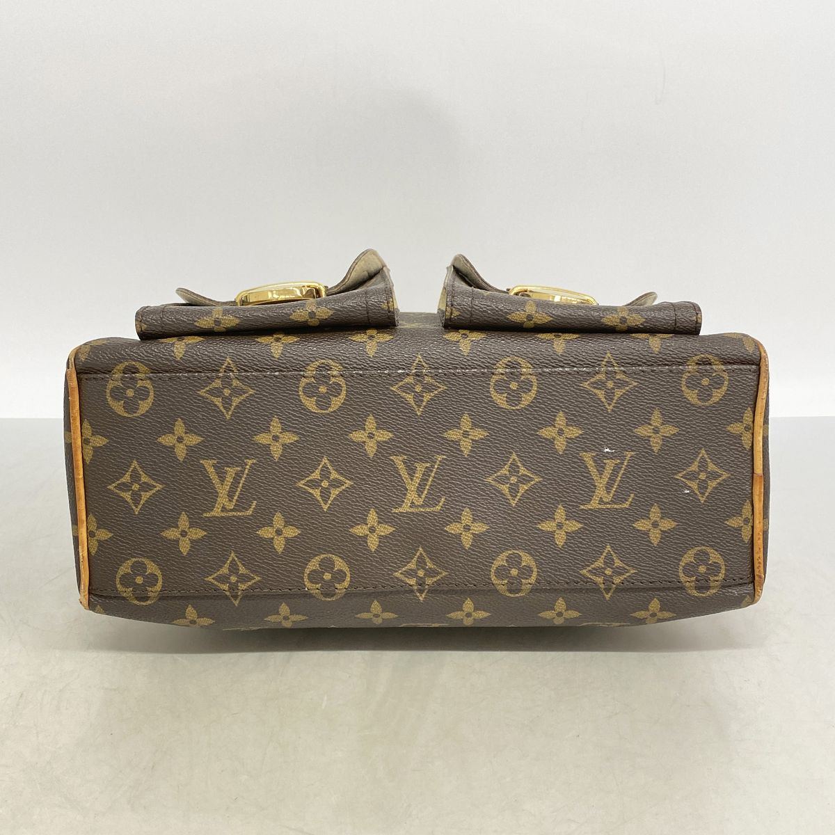 Louis Vuitton Handbag Monogram Manhattan PM Brown — view 3