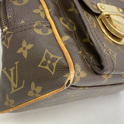 Louis Vuitton Handbag Monogram Manhattan PM Brown — view 6