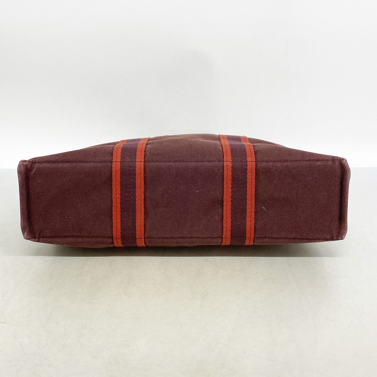 Hermes Tote Fourre Tout MM Canvas Brown Silver — view 3