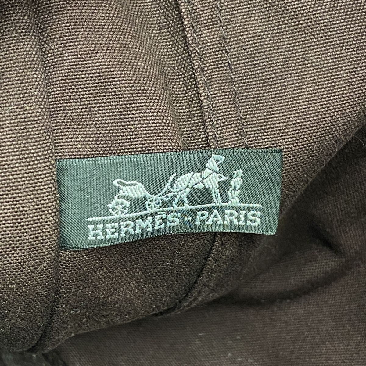 Hermes Tote Fourre Tout MM Canvas Brown Silver — view 5