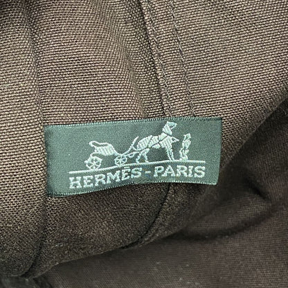 Hermes Tote Fourre Tout MM Canvas Brown Silver — view 5