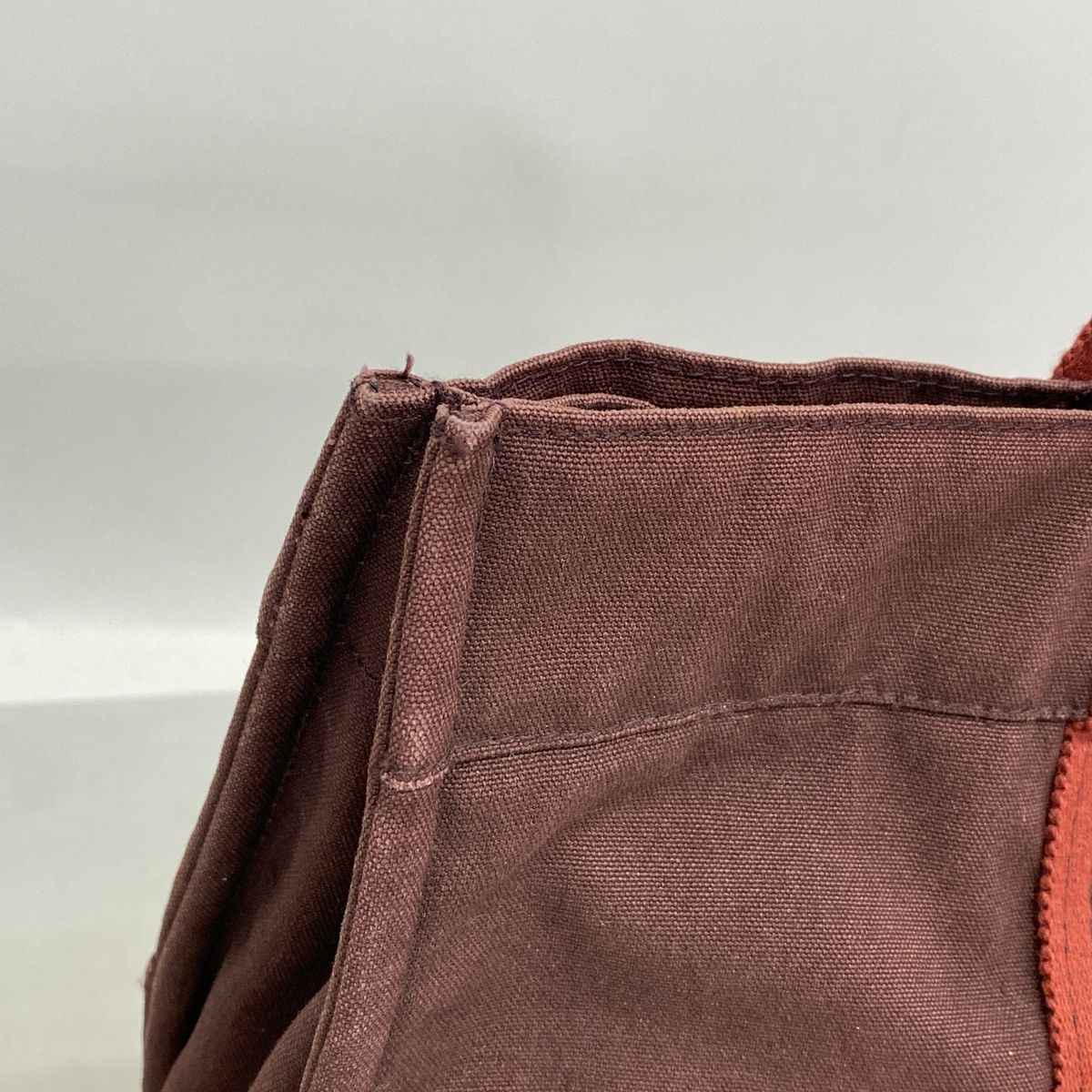 Hermes Tote Fourre Tout MM Canvas Brown Silver — view 7