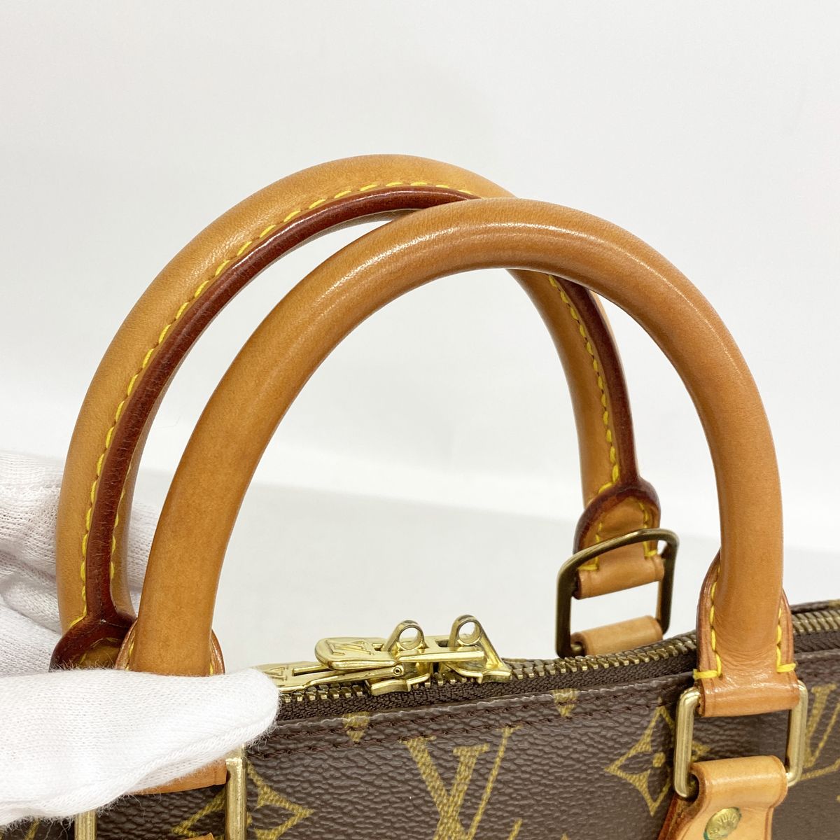 Louis Vuitton Handbag Monogram Alma Brown — view 7