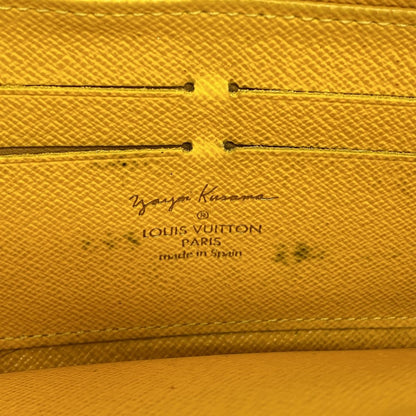 Louis Vuitton Wallet Monogram Pumpkin Dot Yayoi Kusama Zippy Jaune — view 4