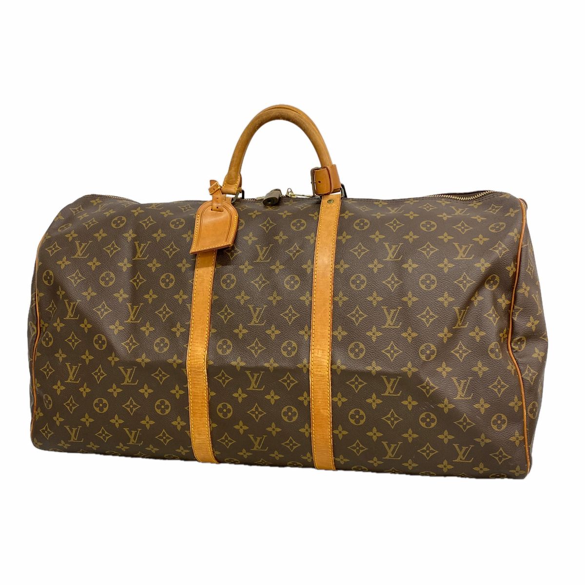 Louis Vuitton Boston Bag Monogram Keepall 60 Brown