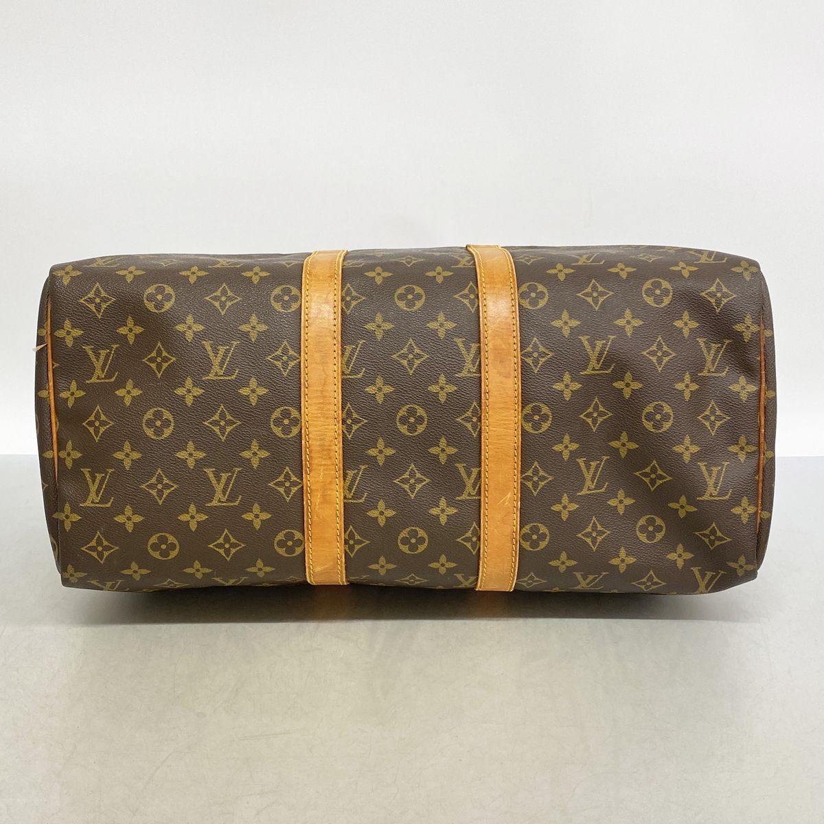 Louis Vuitton Boston Bag Monogram Keepall 45 Brown — view 3