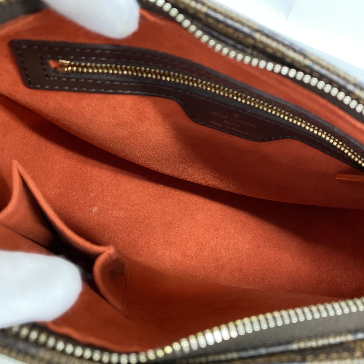 Louis Vuitton Shoulder Bag Damier Looping MM Ebene — view 4