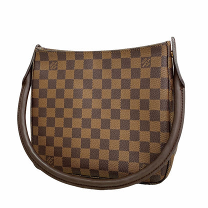 Louis Vuitton Shoulder Bag Damier Looping MM Ebene