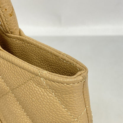 Chanel Tote Reissue Caviar Leather Beige Gold — view 7