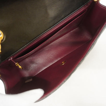 Chanel Shoulder Bag Diana Lambskin Black Gold — view 4