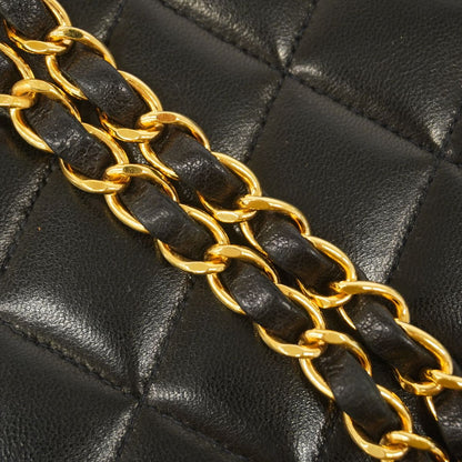 Chanel Shoulder Bag Diana Lambskin Black Gold — view 7