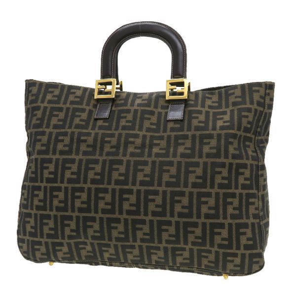 Fendi Zucca Hand Large Clutch