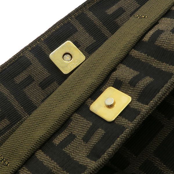 Fendi Zucca Hand Large Clutch — view 7