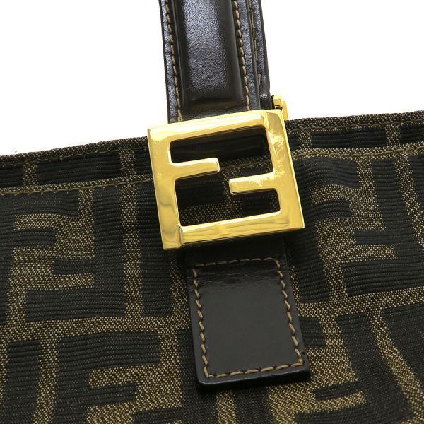 Fendi Zucca Hand Large Clutch — view 5