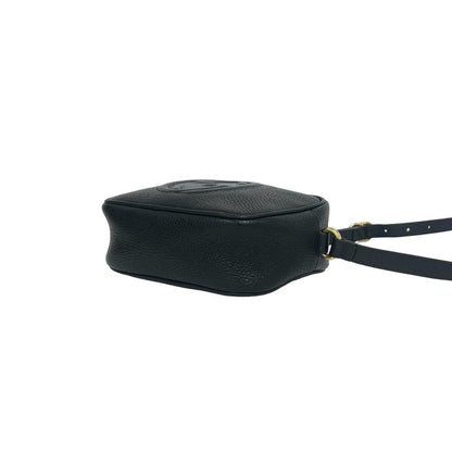 Gucci Soho Interlocking G Tassel Leather Mini Shoulder Bag Pochette Black — view 8