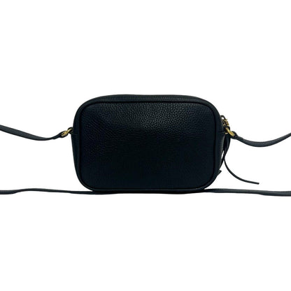 Gucci Soho Interlocking G Tassel Leather Mini Shoulder Bag Pochette Black — view 3
