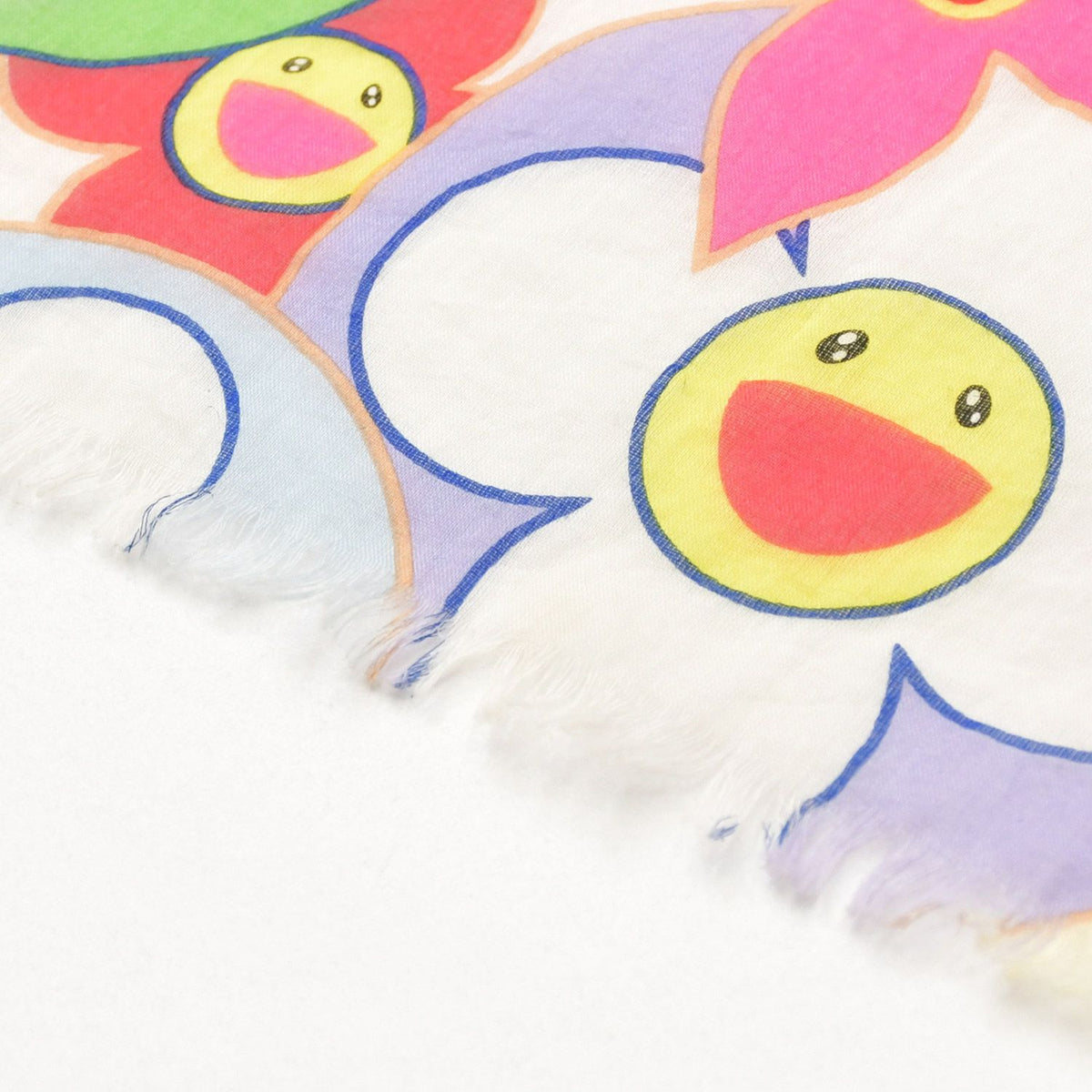 Louis Vuitton Cosmic Blossom Large Shawl Pareo Takashi Murakami Monogram Motif — view 5