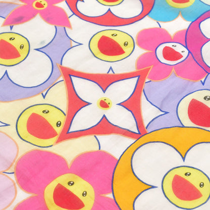 Louis Vuitton Cosmic Blossom Large Shawl Pareo Takashi Murakami Monogram Motif — view 4