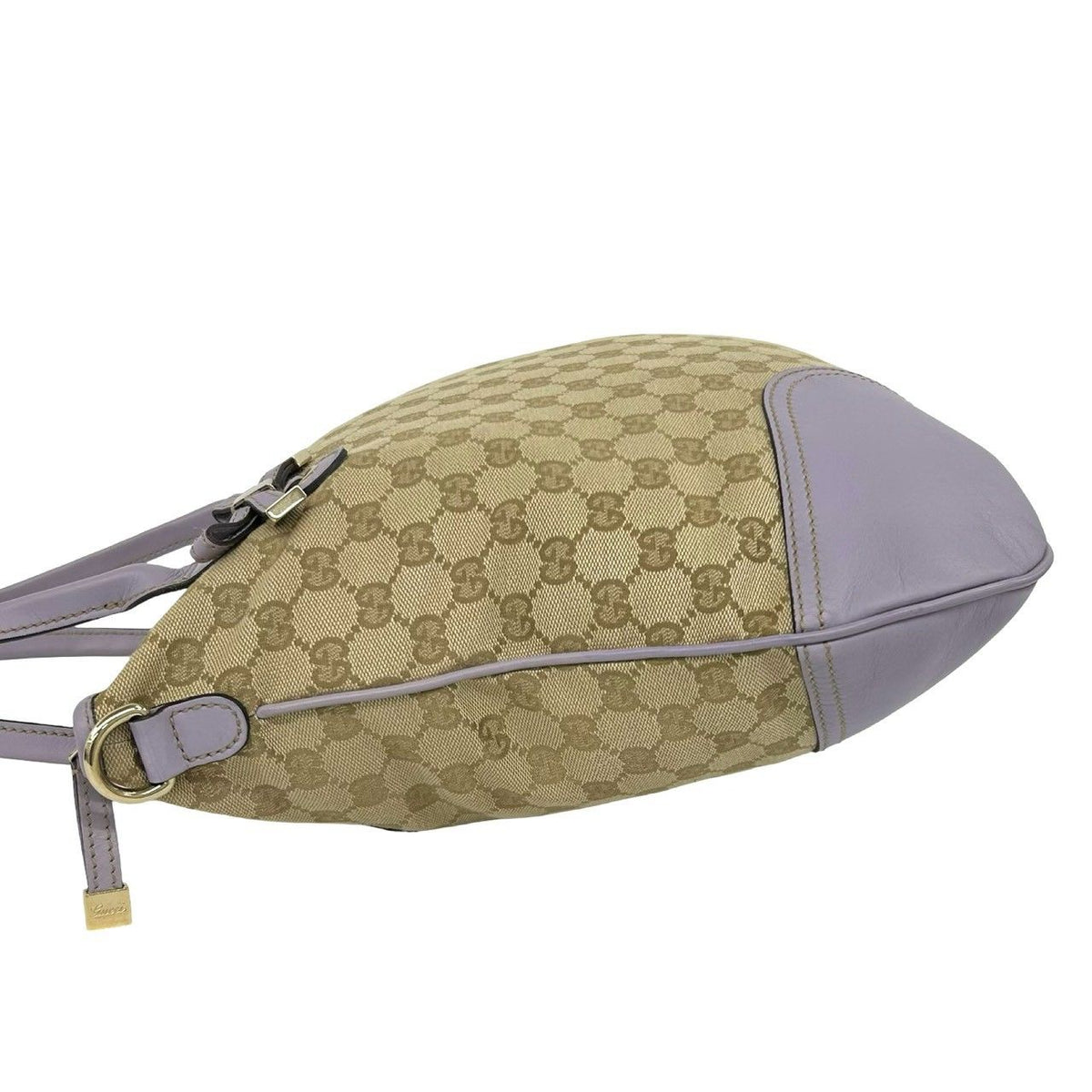 Gucci Princy GG Logo Pattern Canvas Leather 2-Way Shoulder Bag Tote Brown — view 5
