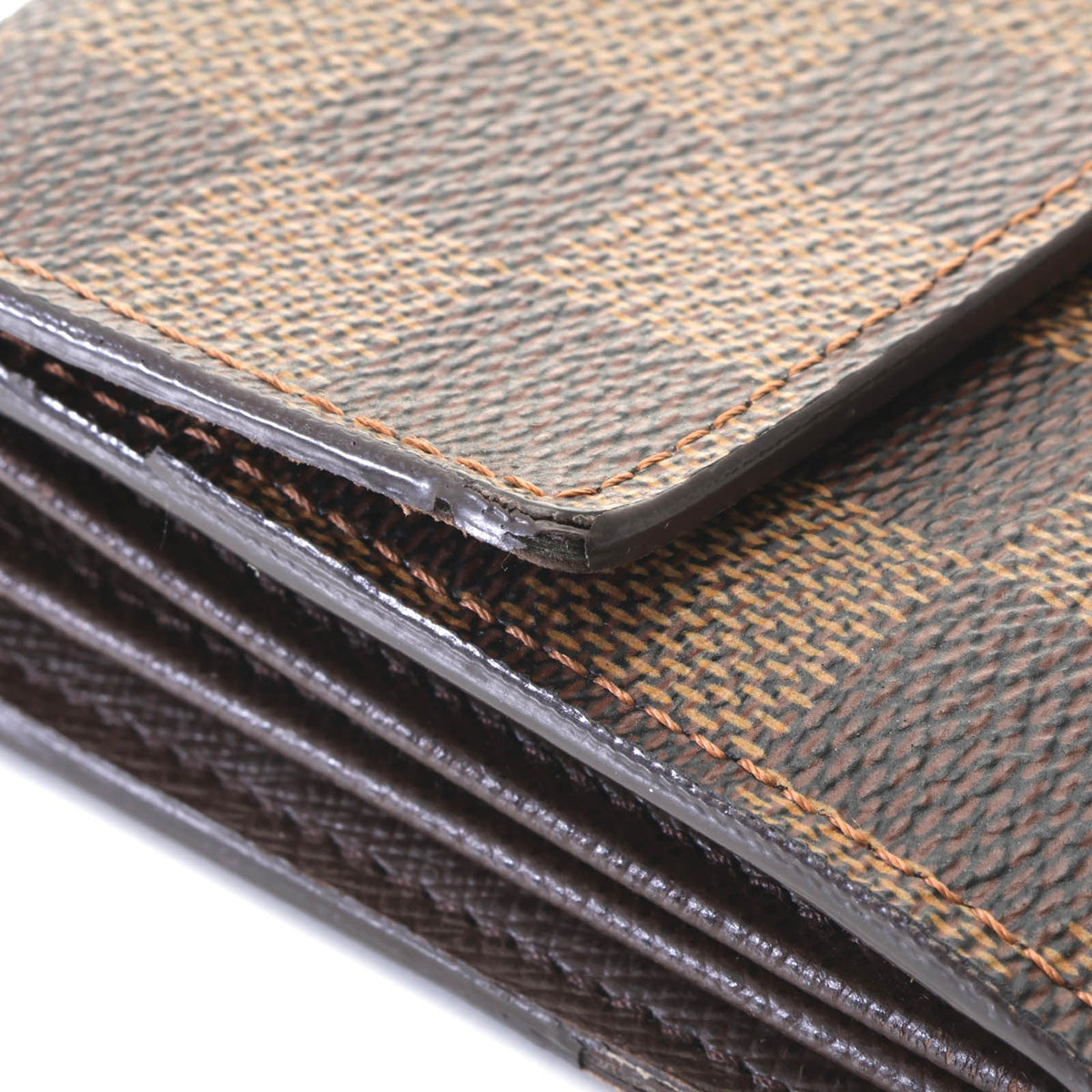 Louis Vuitton Portefeuille Sarah Damier Wallet Canvas Brown — view 7