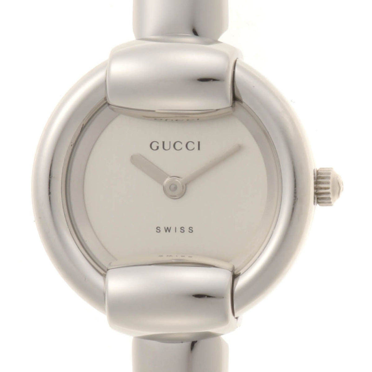 Gucci Bangle Watch Stainless Steel Silver Quartz