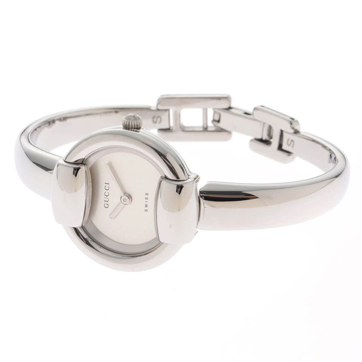 Gucci Bangle Watch Stainless Steel Silver Quartz — view 3
