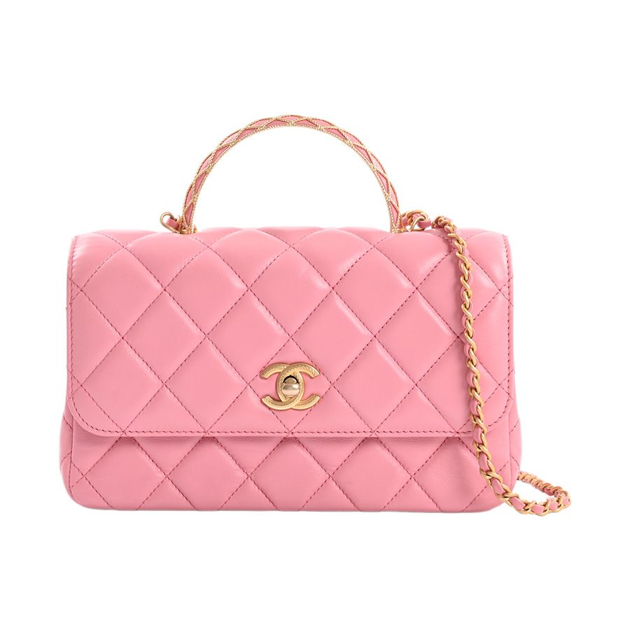 Chanel Handbag Top Handle Flap Bag