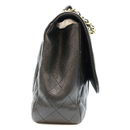Chanel Black Caviar Single Maxi Quilted 30 Shoulder Bag — view 4